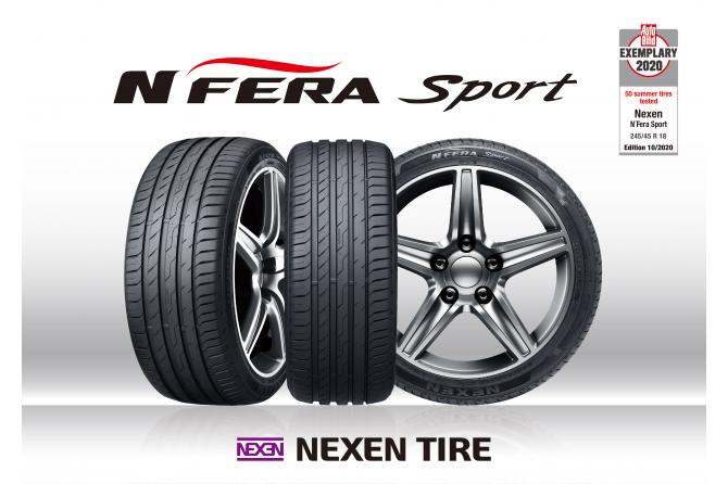 Το ελαστικό N’FERA Sport της Nexen Tire  κατακτά την αξιολόγηση «Πολύ Προτεινόμενο» από το AutoBild